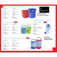 Squash Jar Plastic container Maspion brand BTL003