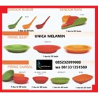 Melamine plastic plate for UNICA brand chili sauce 1