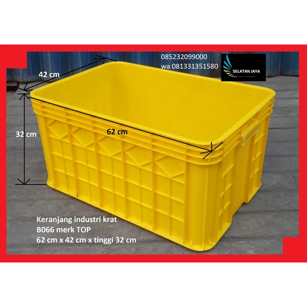 TOP B066 crates industrial plastic basket
