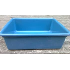 Triangle plastic tub deluxe brands blue tms 2