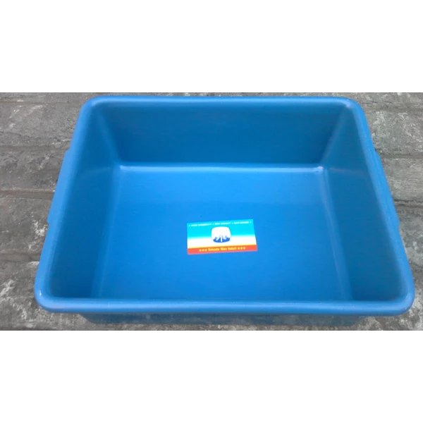 Triangle plastic tub deluxe brands blue tms