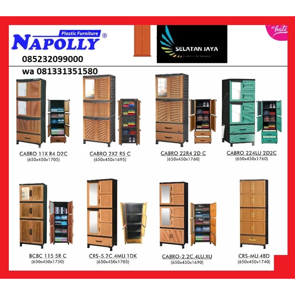 Napolly CRS MU48 plastic cupboard