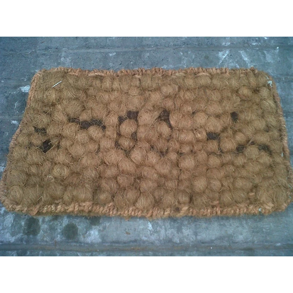Small coconut coir doormat. 
