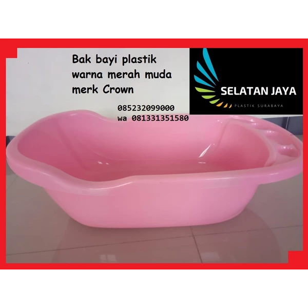 Bak mandi Bayi Plastik merk Crown