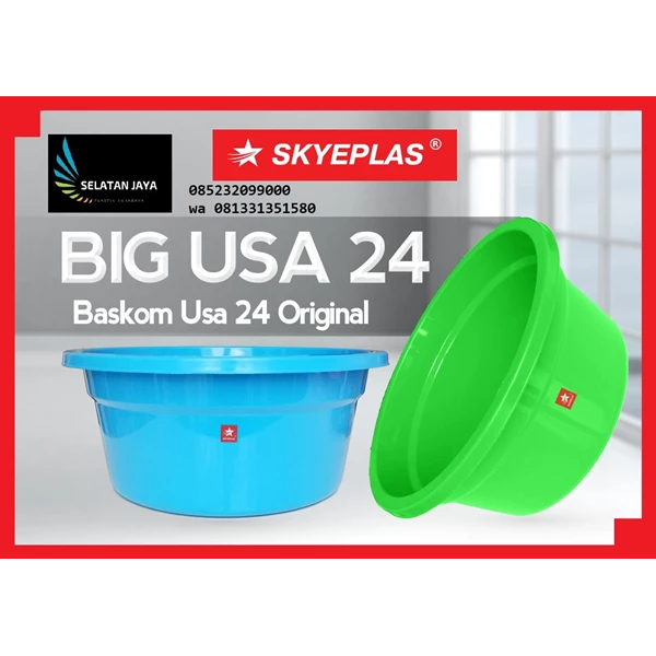 USA 24 DX sky plastic basin