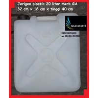 GA brand 20 liter plastic jerry can