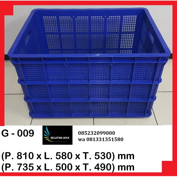 TOP G009 industrial plastic crates baskets