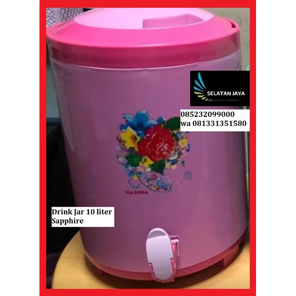 Produk Plastik Rumah Tangga Drink Jar 10 liter Sapphire