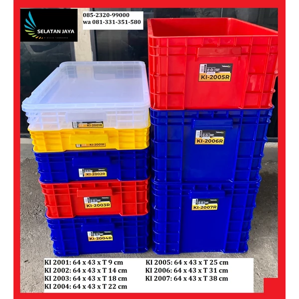 Multi-purpose crates industrial plastic basket