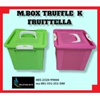 Kotak rantang plastik truffle kecil Fruittella wadah hajatan 1
