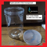 Toples plastik 1 liter transparant surabaya