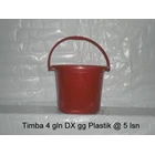 plastic bucket Black 3 gallon capacity and plastic bucket 4 gallon capacity deluxe quality brands BOP 2