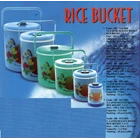 Rice Bucket atau tempat nasi plastik merk TMS 1