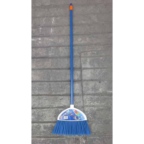 Brescia plastic broom blue Clean & Care.
