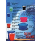 Plastic buckets and plastic tubs brand TMS 1