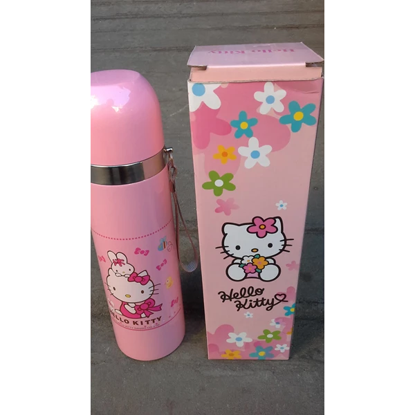 Thermos Stainless Hello kitty warna pink
