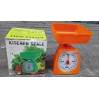 Orange Plastic Kitchen Scales 2kg 1