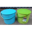 Round plastic container Lucky Star brand code 3031 3