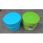 Round plastic container Lucky Star brand code 3031 1