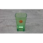 Square plastic cups ( green highlighter ) 325 ml brands Golden Dragon code 851 1