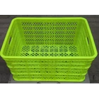 Super Strong (Super Kuat brand) plastic baskets green 1
