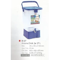 produk  plastik rumah tangga Drink jar Arizona 20 liter dan 27 liter merk Lion star