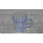 Transparent Plastic Granules Glass Mug Wave Golden Dragon Code 849 4