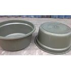 Plastic Bucket Basin 20 USA green gray 3