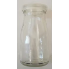 glassware glass custard Bottle height and cover  2