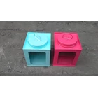 mainan model dan miniatur Kaleng kotak miniatur kaleng krupuk warna warni 1