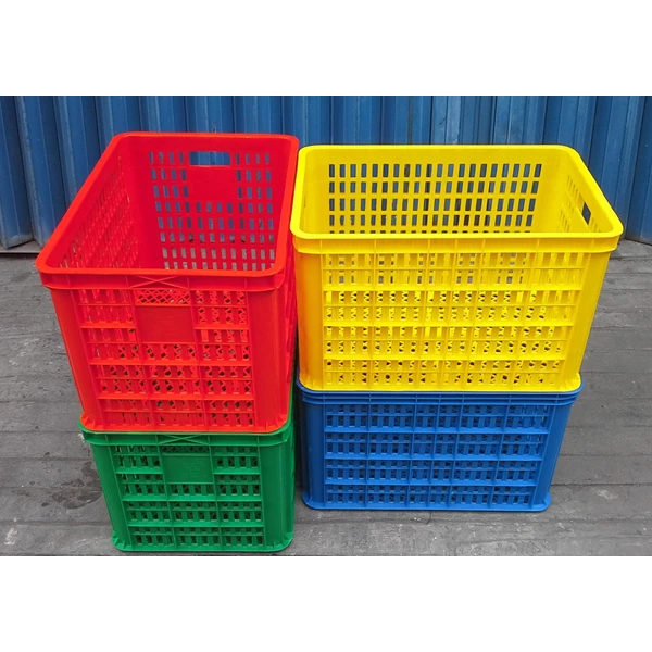 Industrial plastic crates hole basket brand Rabbit code 2008
