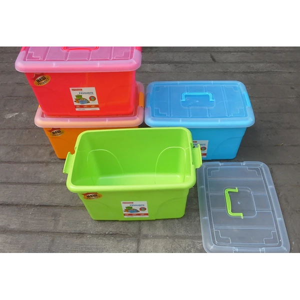 produk plastik rumah tangga kontainer favourite box plastik kode L16 merk Maspion 