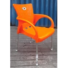Plastic Chair Neoplas Orange Stabilo Color 2