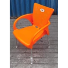Plastic Chair Neoplas Orange Stabilo Color 3