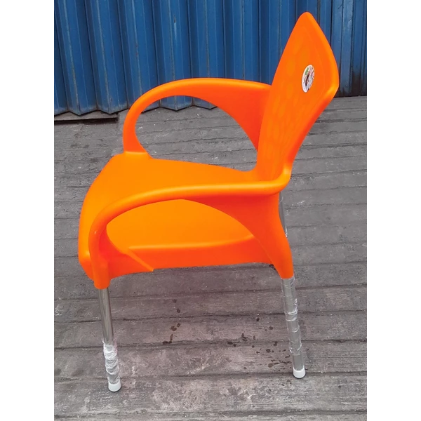 Plastic Chair Neoplas Orange Stabilo Color