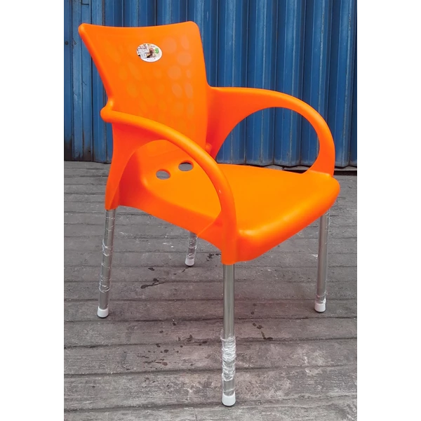 Plastic Chair Neoplas Orange Stabilo Color