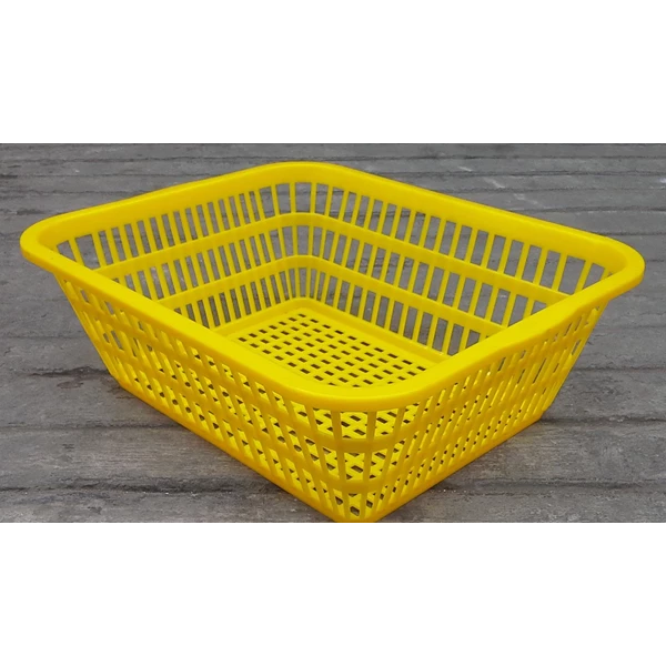 Plastic basket sort fish basket pyramid process