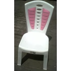 Napolly Plastic Dining Chairs Combination White Pink Code 208 TC 1