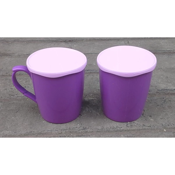 Purple Plastic cups Golden Sunkist Mok 7008