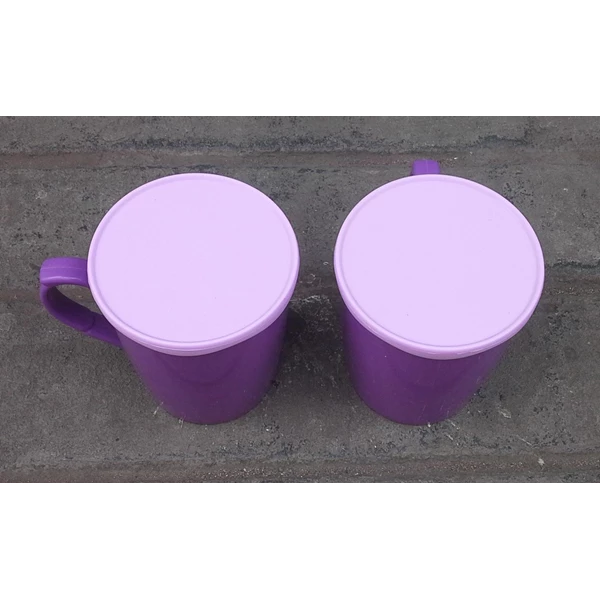 Purple Plastic cups Golden Sunkist Mok 7008