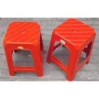 Kursi bakso plastik Apollystar warna merah tanpa sandaran 5
