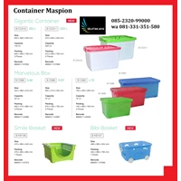 Box  Container Plastik marvelous 72 liter merk Maspion BC090