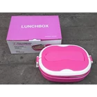 peralatan makan lainnya tempat makan Lunch box ESA kombinasi plastik dan Stainless bentuk oval  2