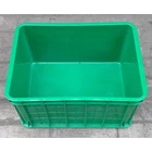 Industrial plastic cart crates dead-end code C033 brands Top Star color green 5