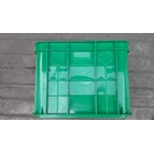 Industrial plastic cart crates dead-end code C033 brands Top Star color green 3