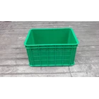 Industrial plastic cart crates dead-end code C033 brands Top Star color green 4