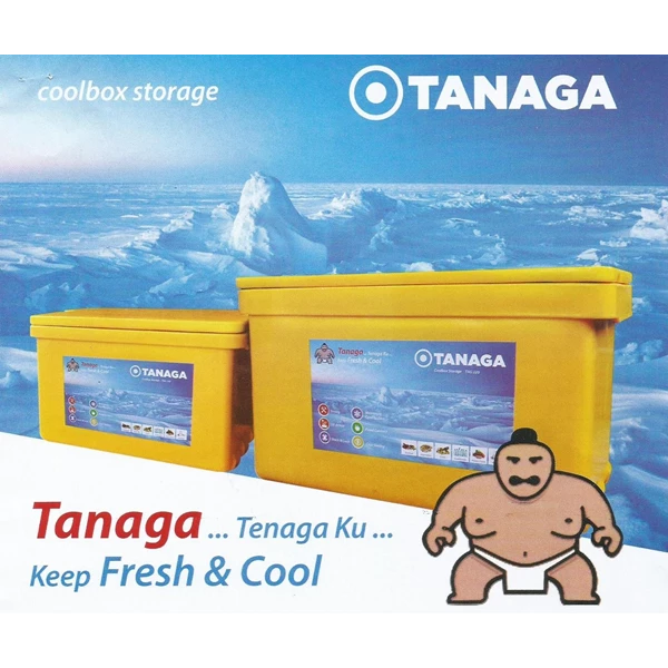 box pendingin Box penyimpanan Coolbox plastik serbaguna merk Tanaga