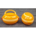produk plastik rumah tangga Rantang anak plastik oval orange kode RAO 9002 merk golden sunkist 1