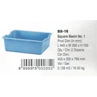 produk plastik rumah tangga Bak Segi plastik serbaguna  atau square basin no 1 kode BA 16 merk Lion Star 1