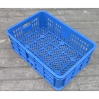 Basket multipurpose plastic hole TOP code B003 size 62 x 42 x height 20 cm blue 5